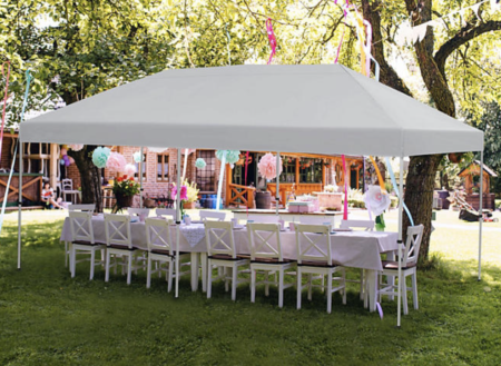 canopy - ways to save money on wedding